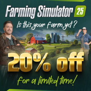 LS25 Rabatt – Farming Simulator 25 jetzt 20 % günstiger im Giants Store sichern